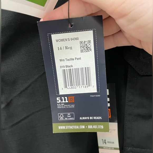 5.11 Women’s Taclite Pro Tactical Pants - Picture 4 of 6